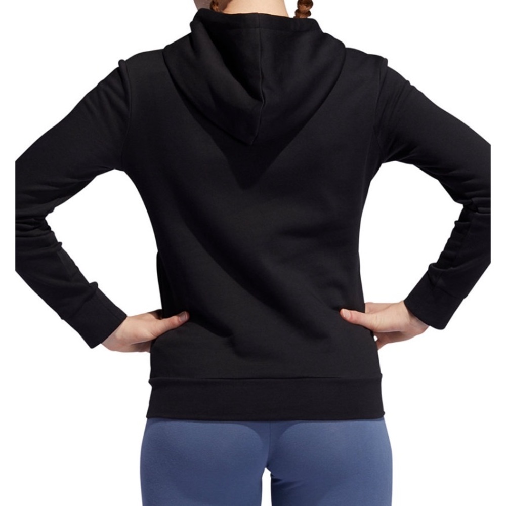 Adidas women’s metallic logo hoodie